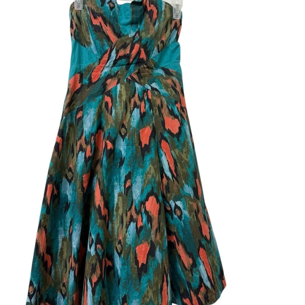 Anthropology girls from savoy Elegant Kids Formal Dress in Teal and Coral - Picture 2 of 16